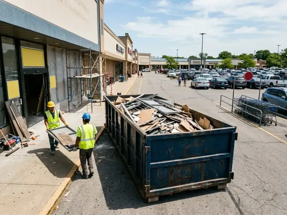 retail-store-renovation-debris-003 — frequently asked questions, Roll-off Dumpster Rentals in Evansville, IN